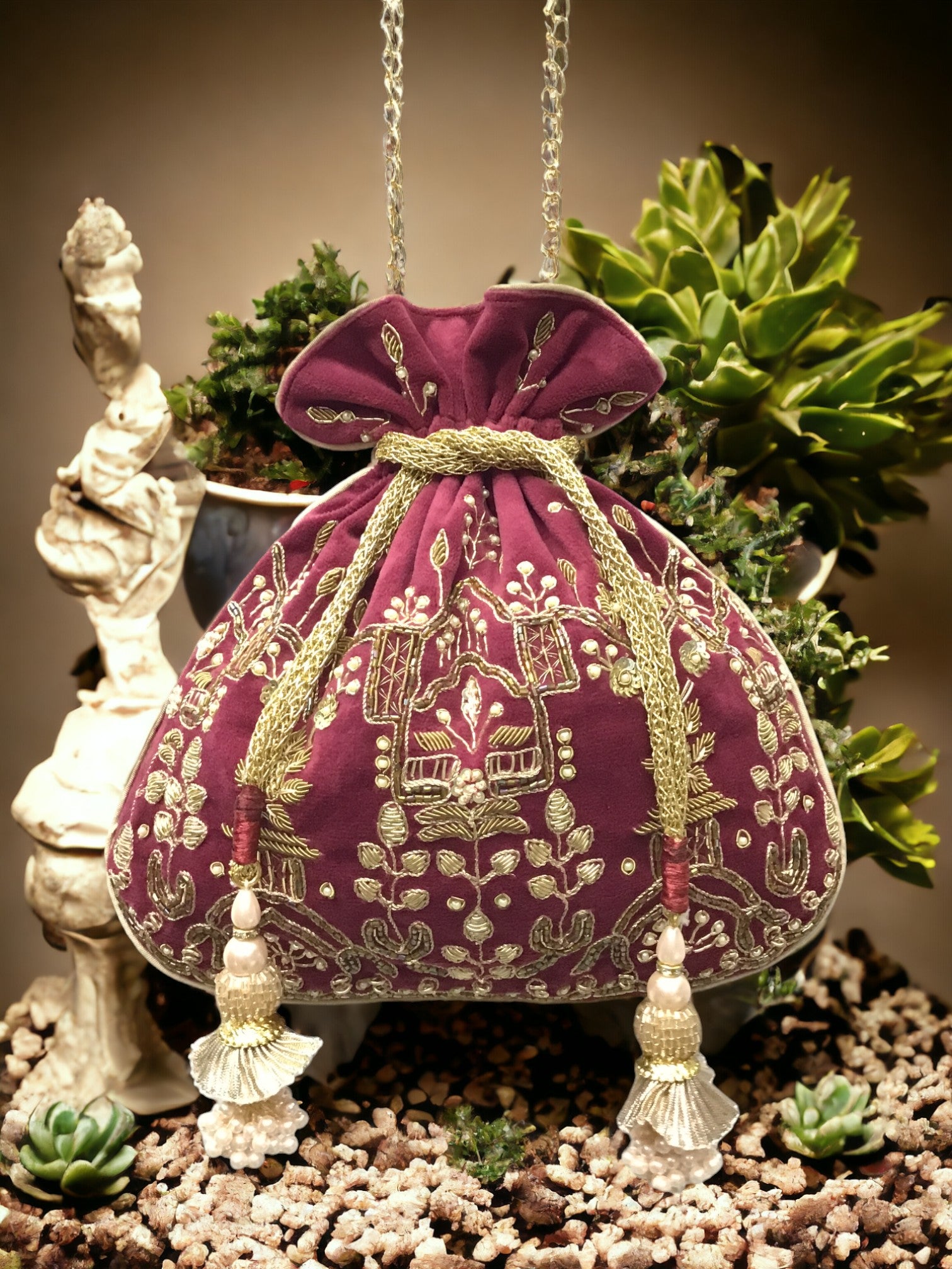 Imperial Plum Potli