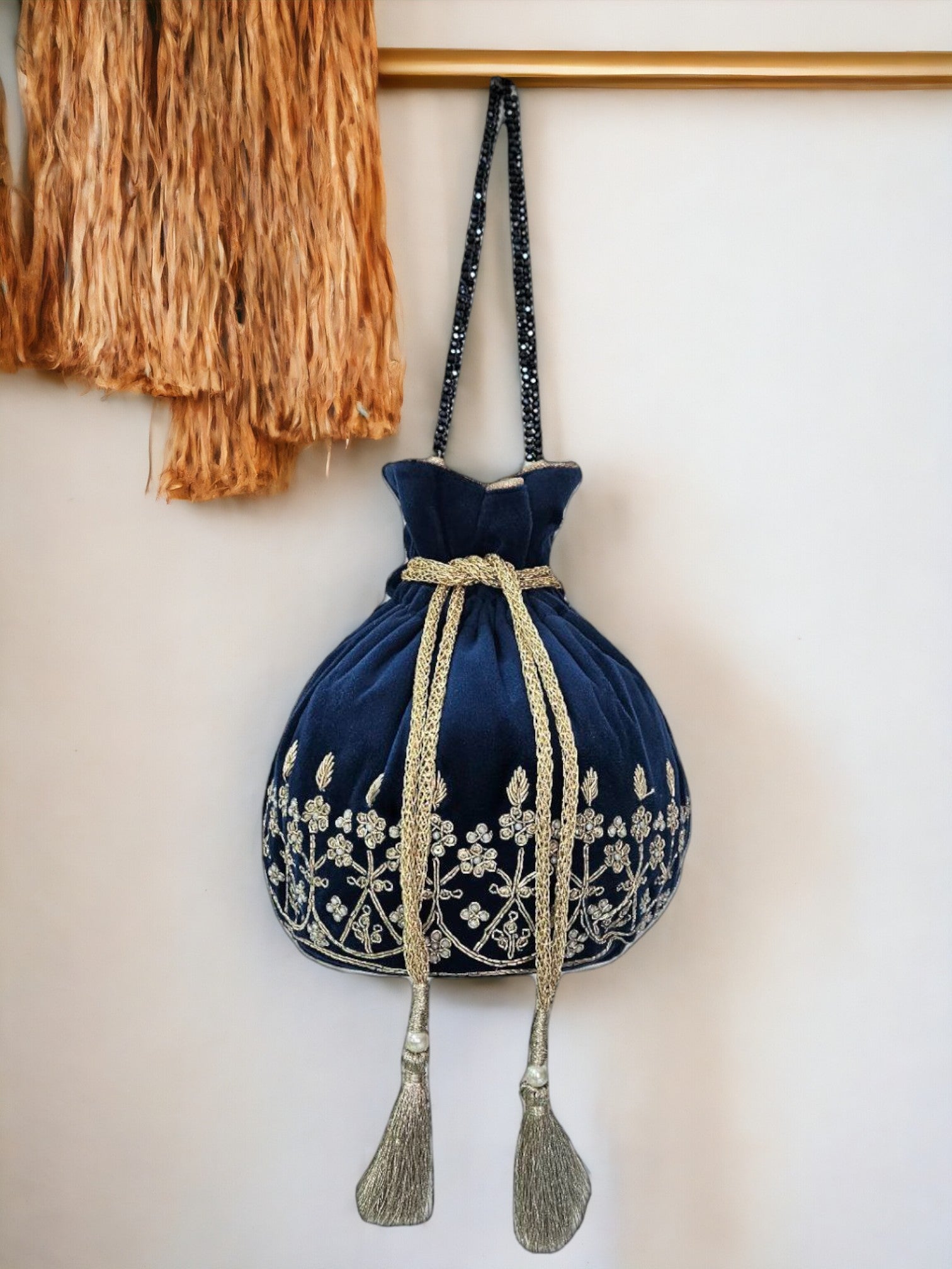 Blossom Embroidered Potli Bag