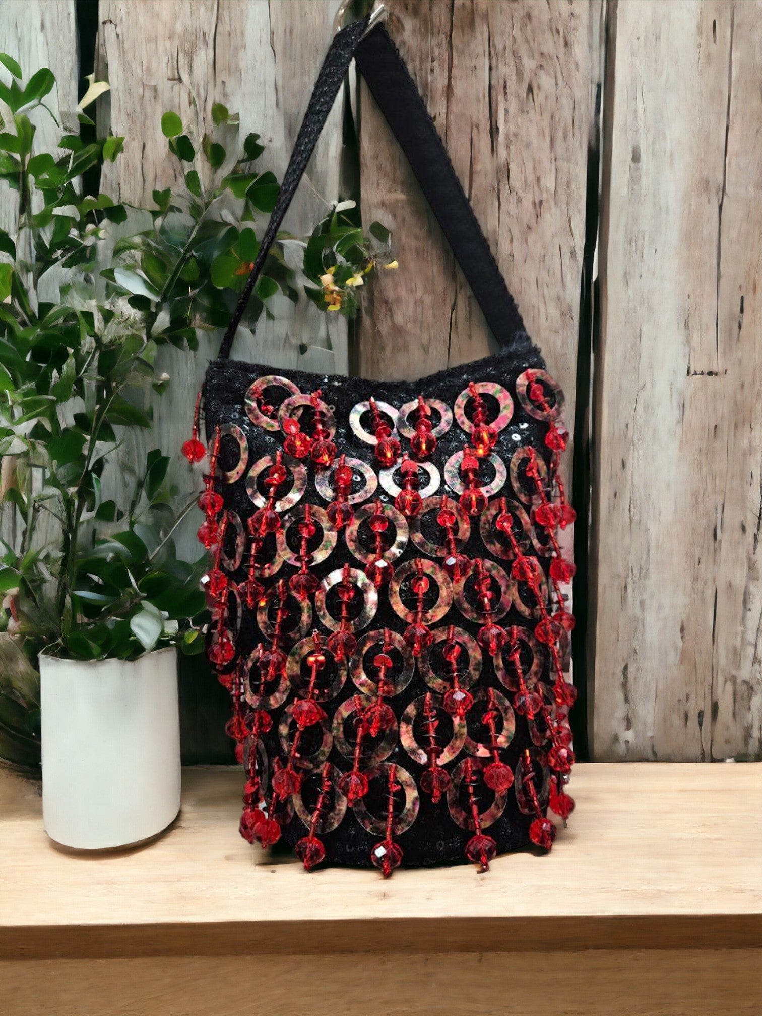 Ruby Cascade Potli