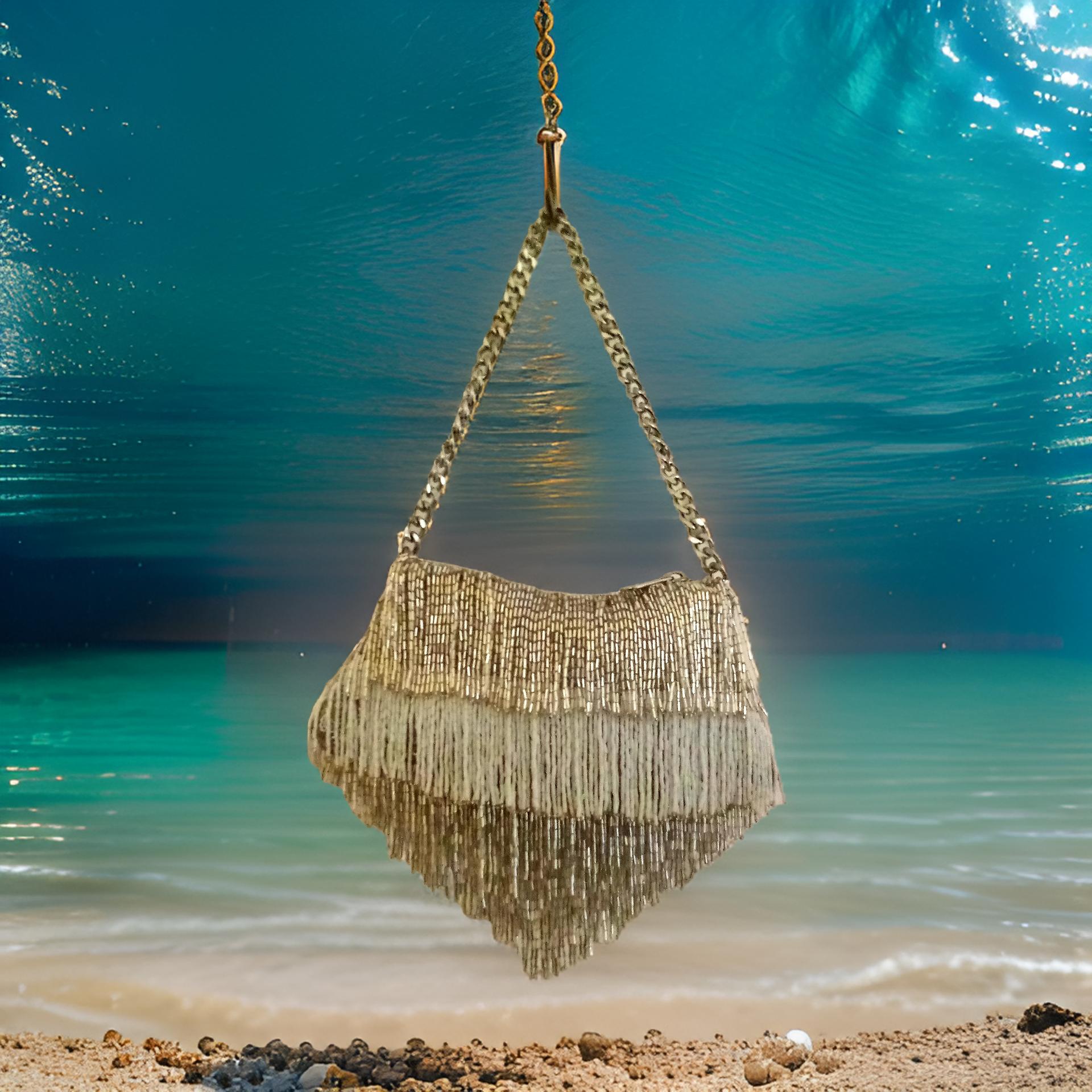 Moonlit Fringe Potli