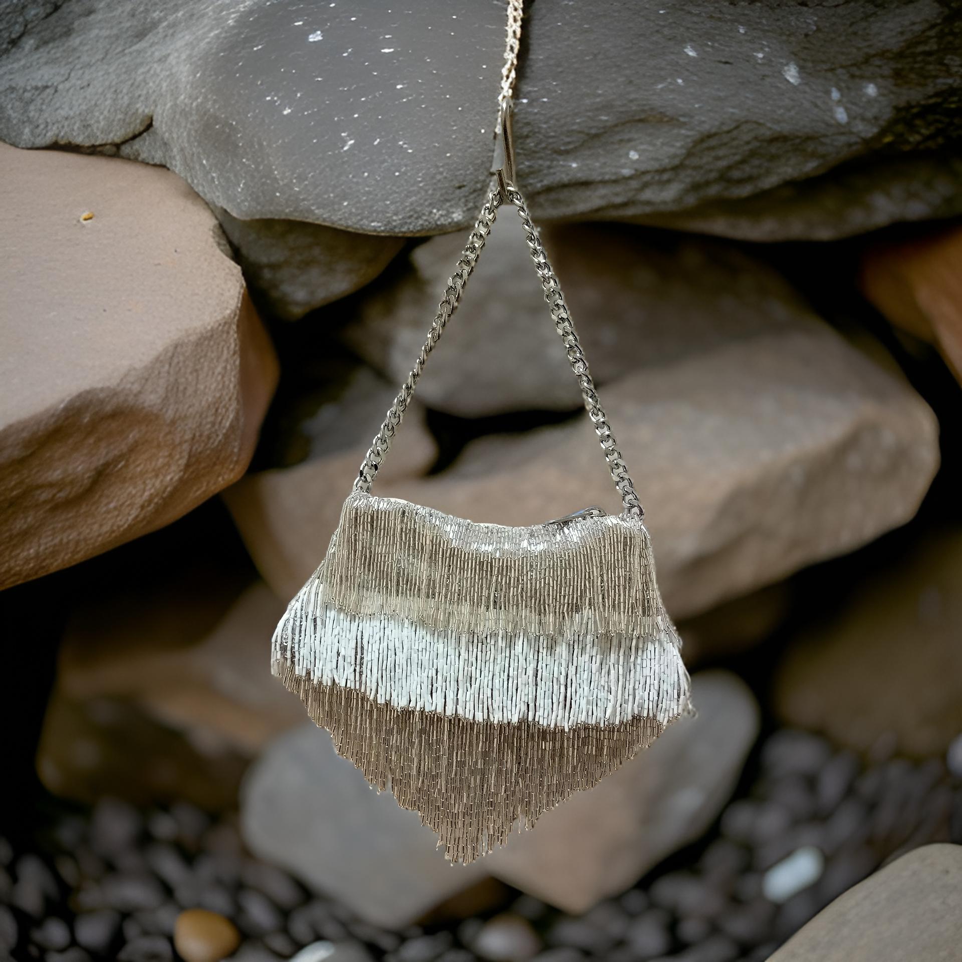 Moonlit Fringe Potli