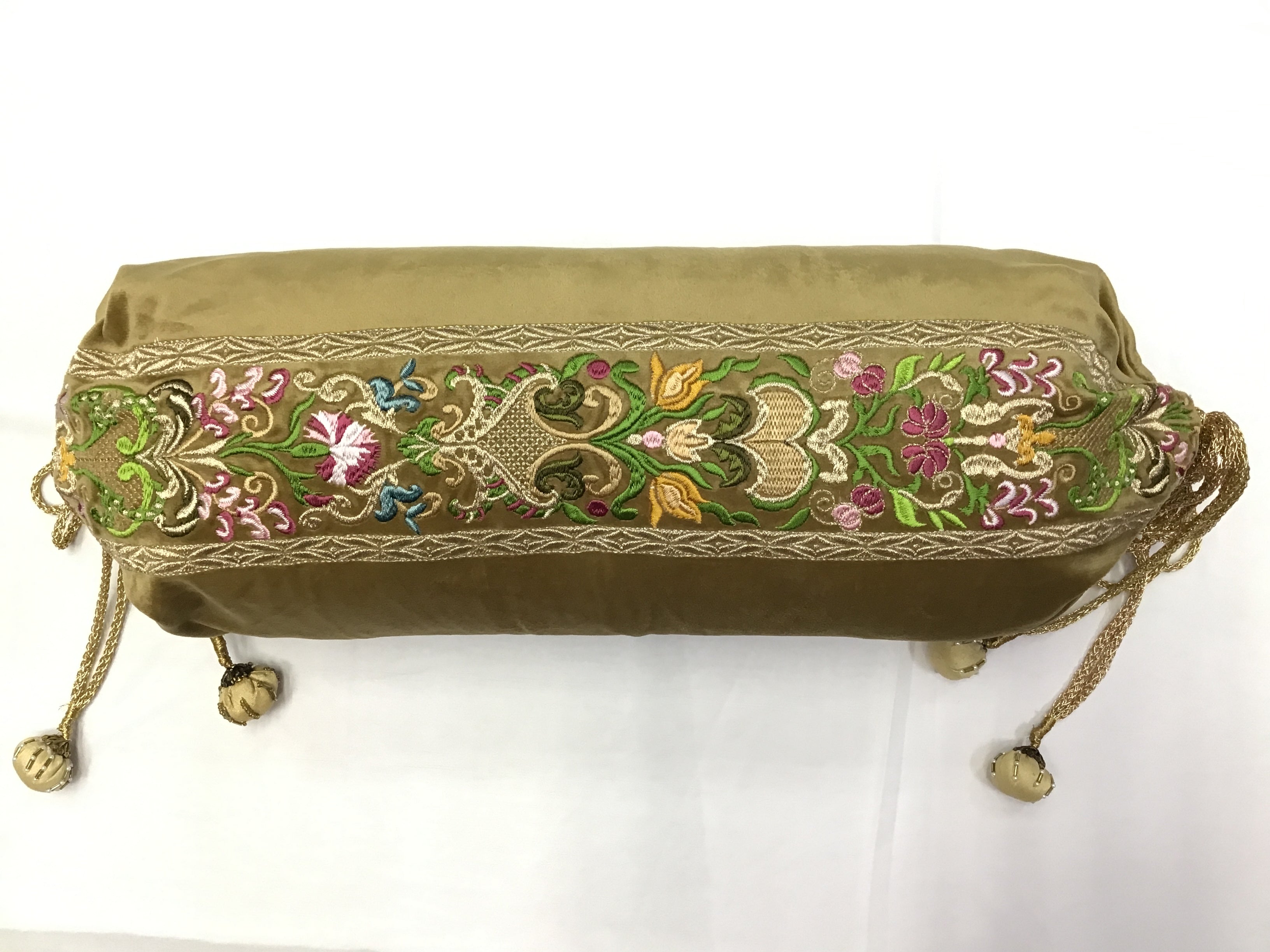 Mocha Garden Bolster Cushion