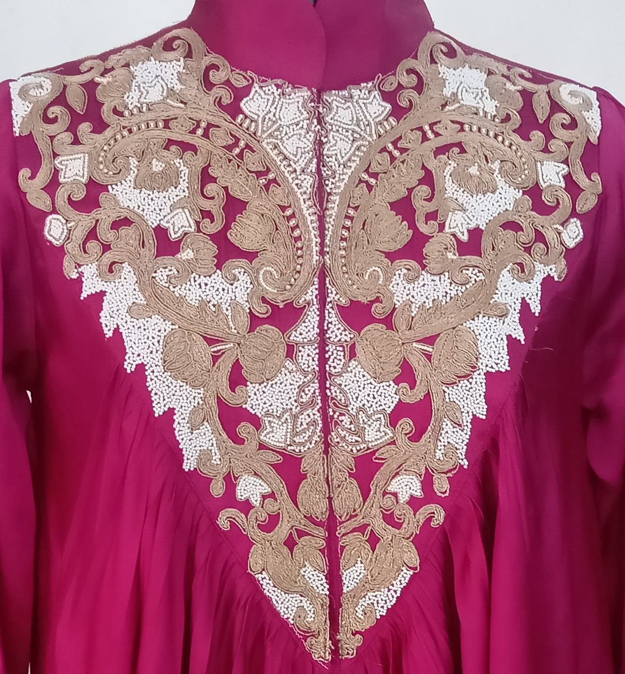 Magenta Zari & Sequin Kurta