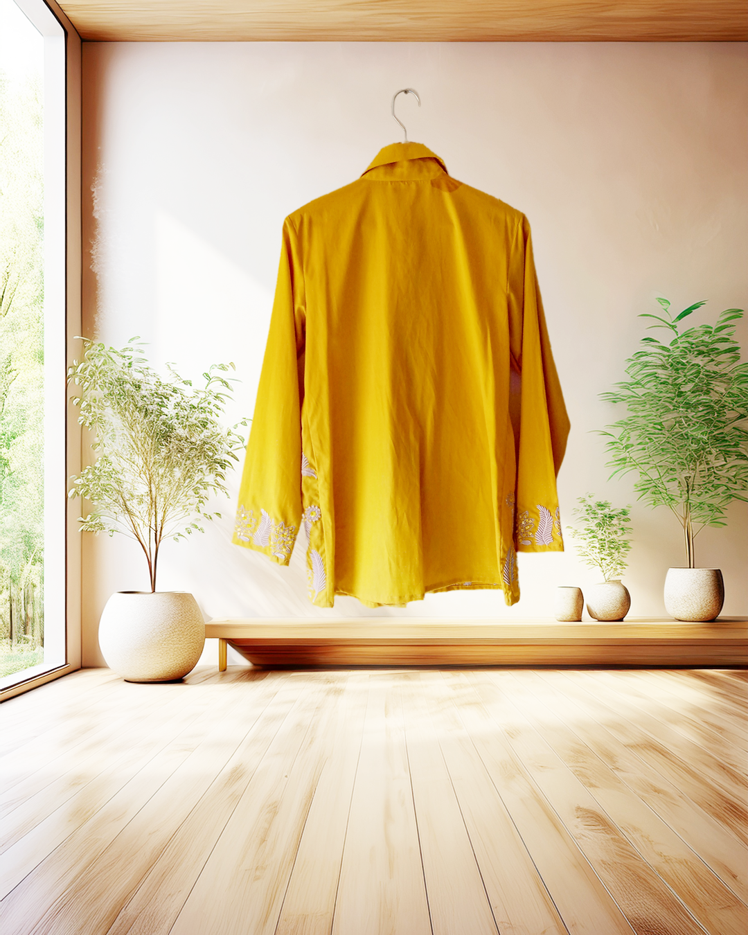 Yellow Bird Embroidered Jacket