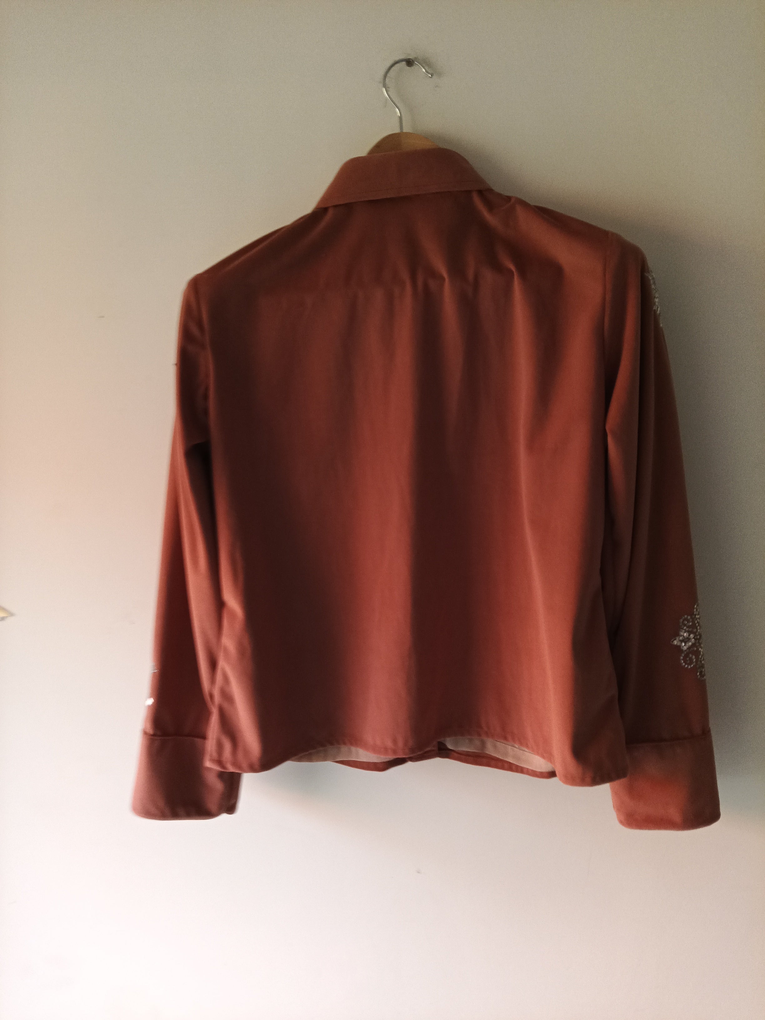 Terracotta Starburst Embellished Jacket