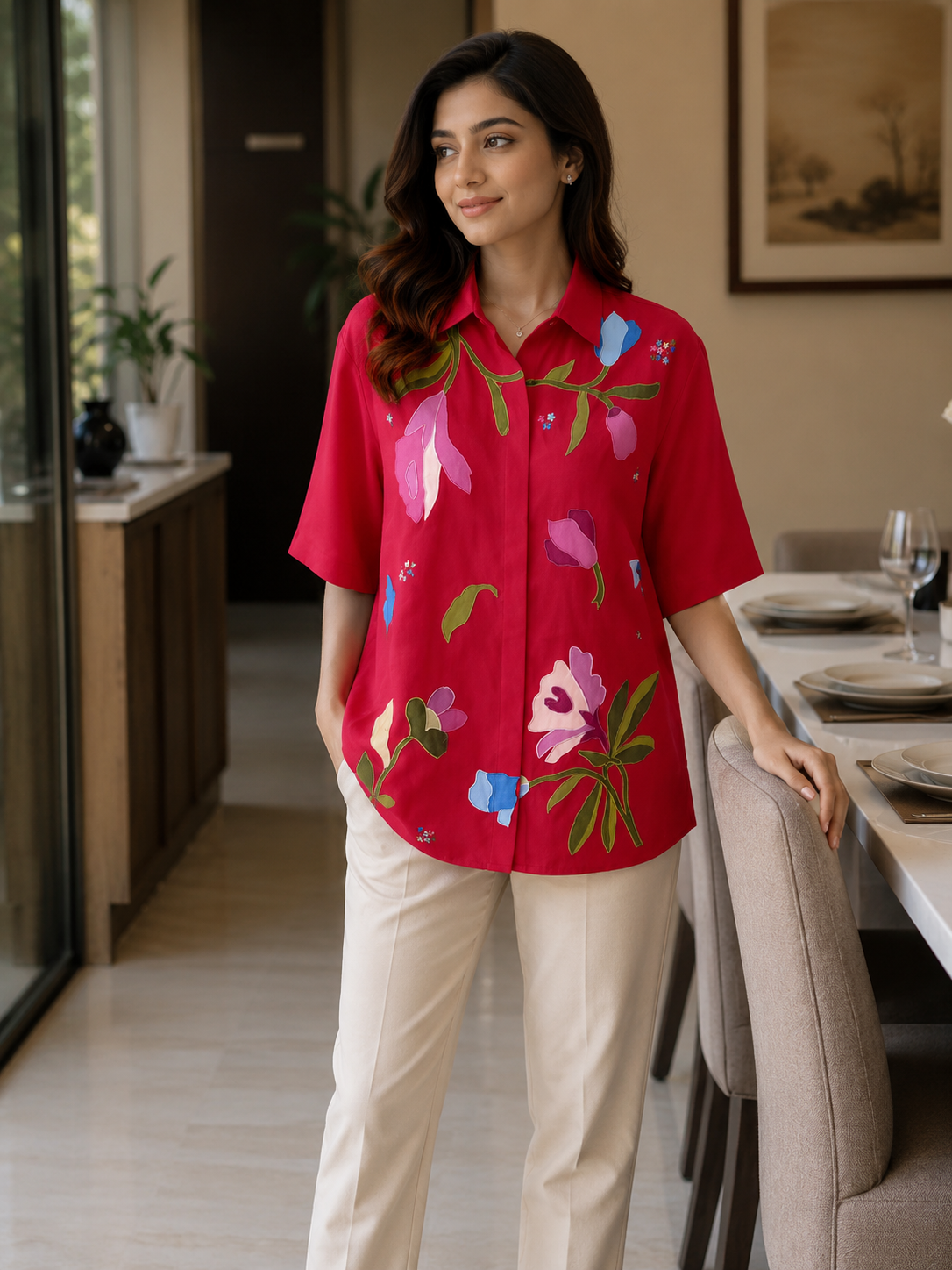 red-floral-applique-shirt