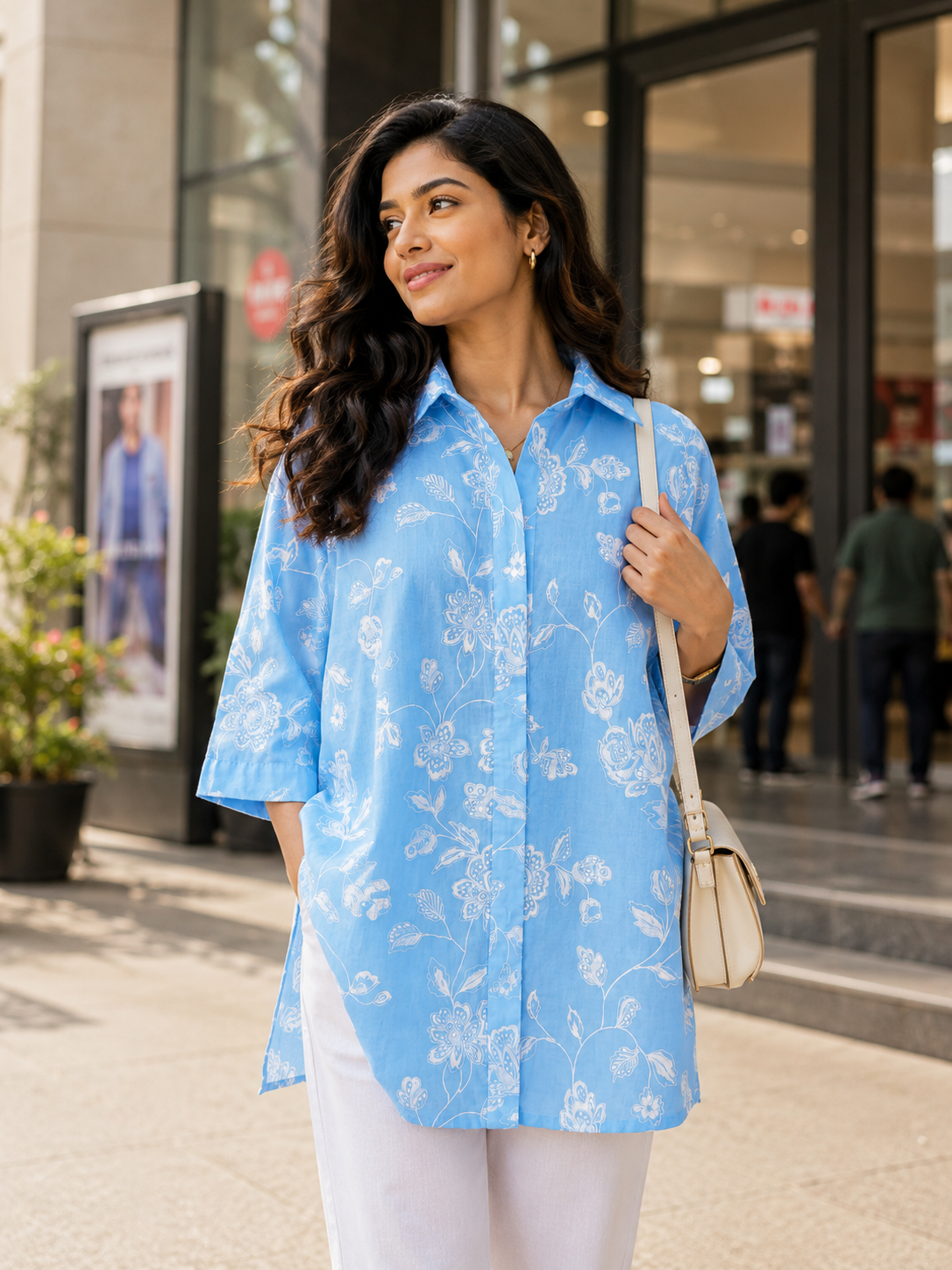 yellow-floral-Embroidery-shirt