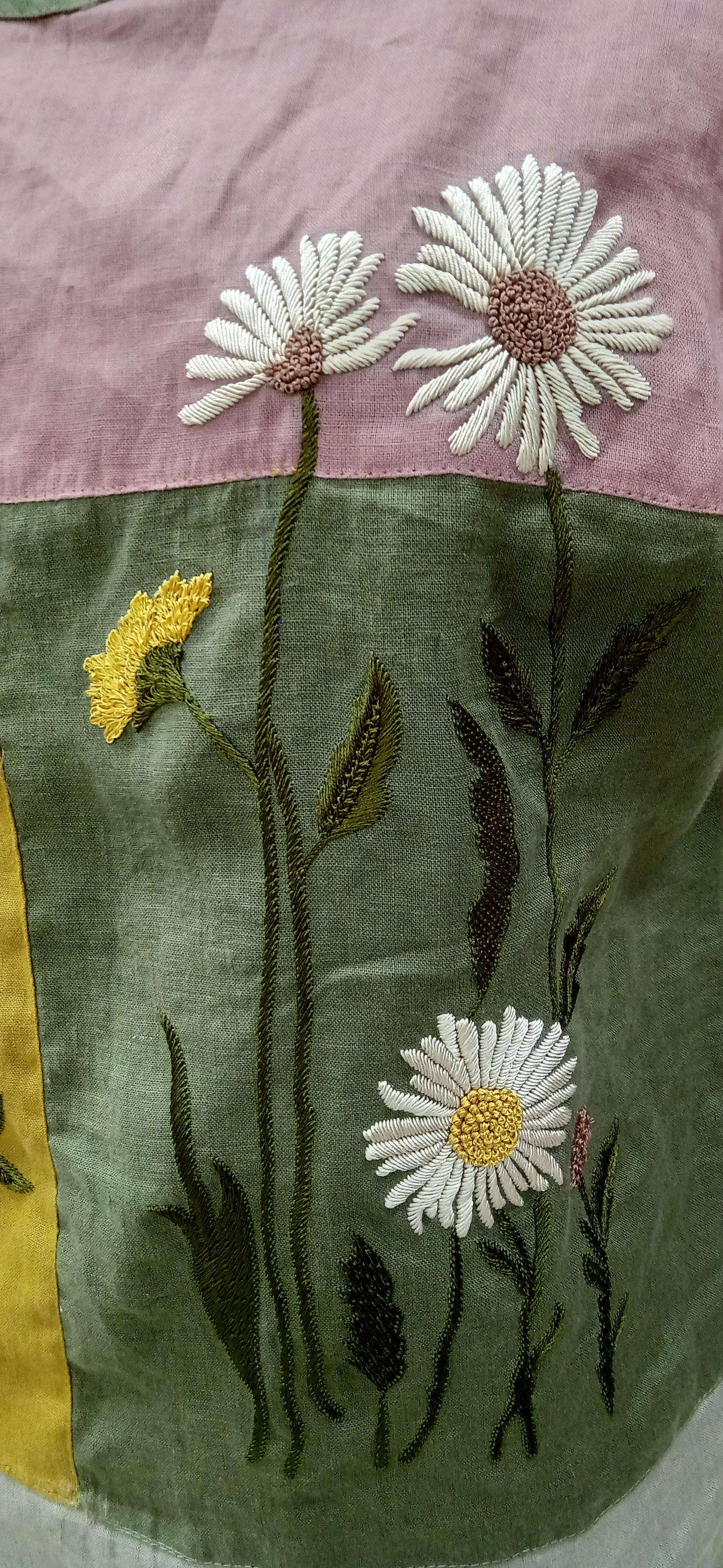 Rosewood Panel Embroidered Top