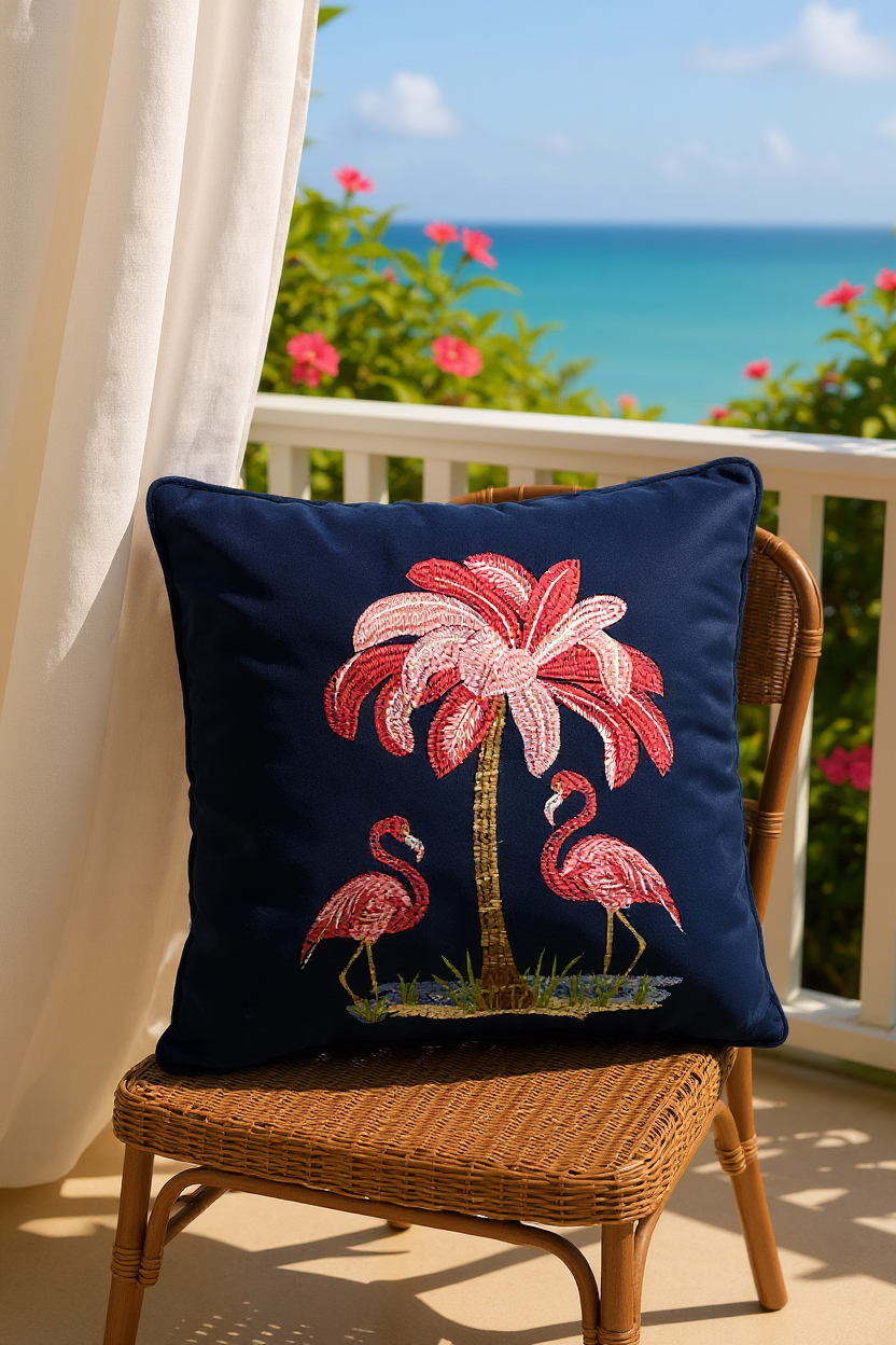 Tropical Flamingo Paradise