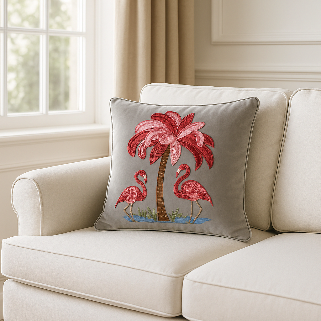 Tropical Flamingo Paradise