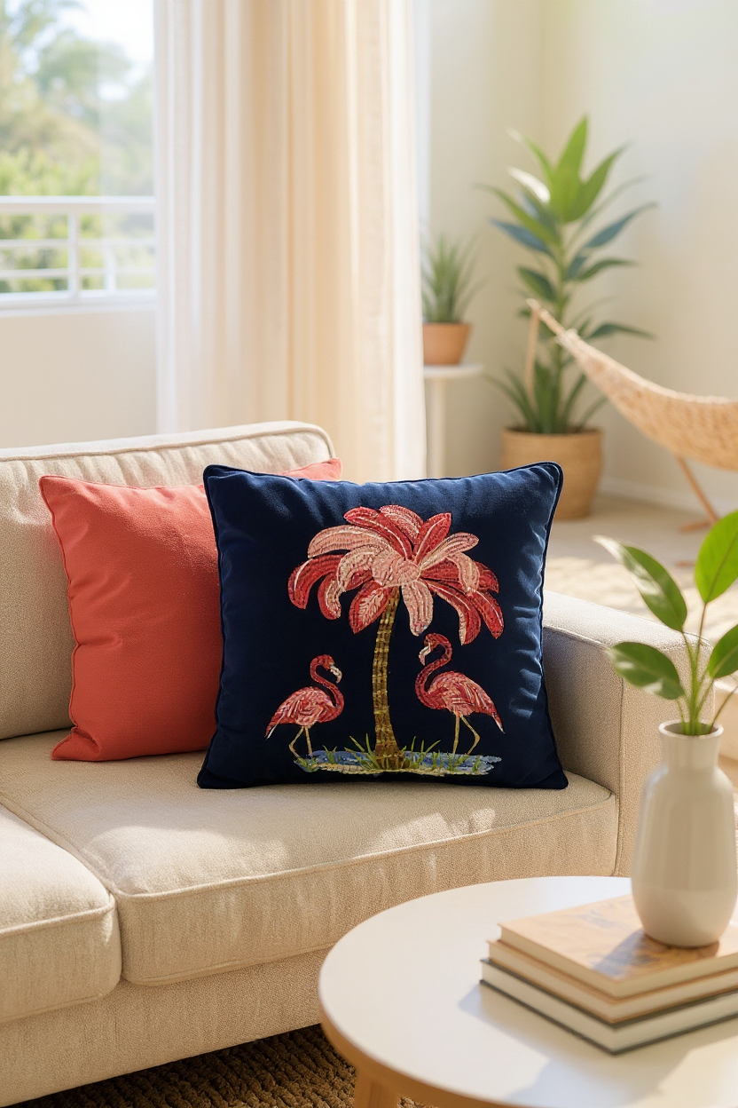 Tropical Flamingo Paradise