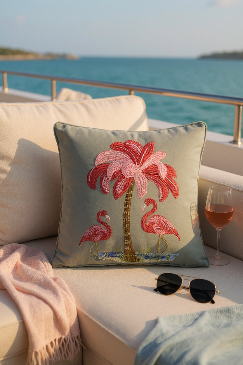 Tropical Flamingo Paradise