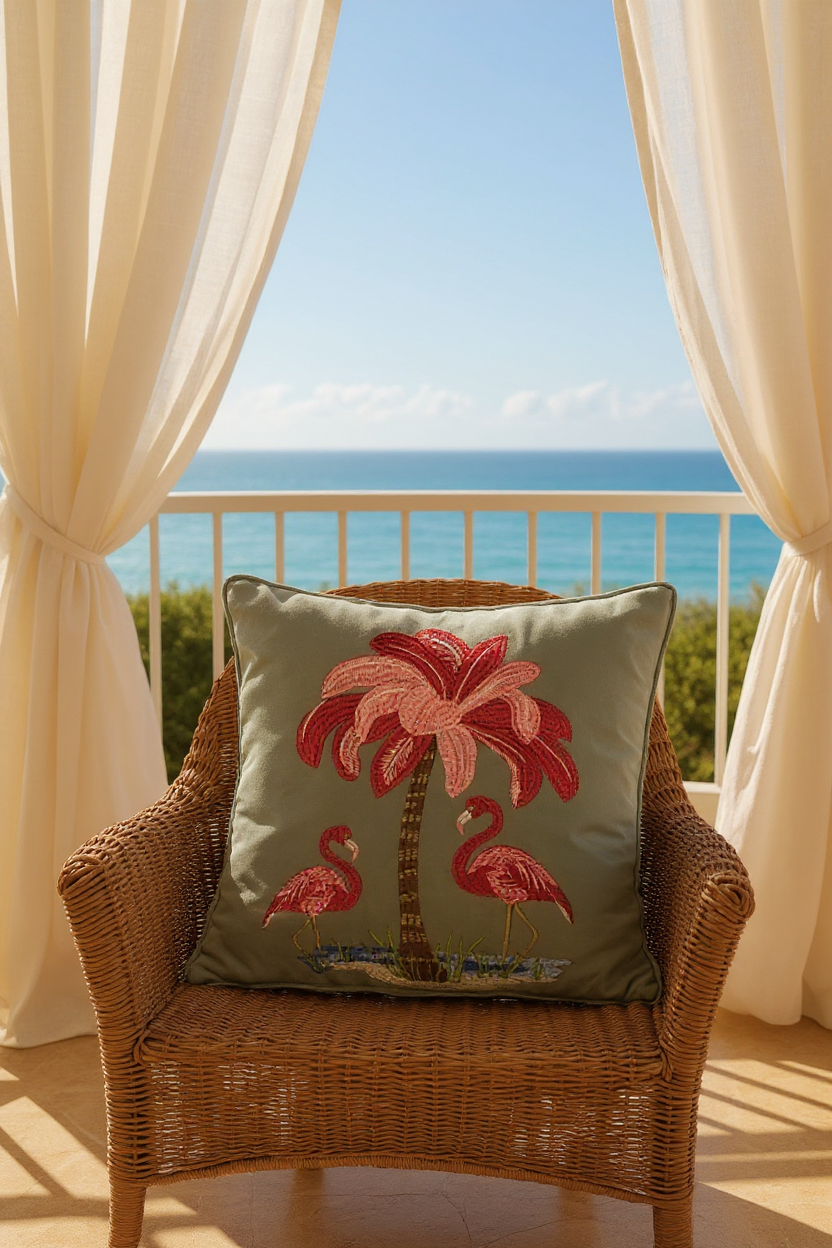 Tropical Flamingo Paradise