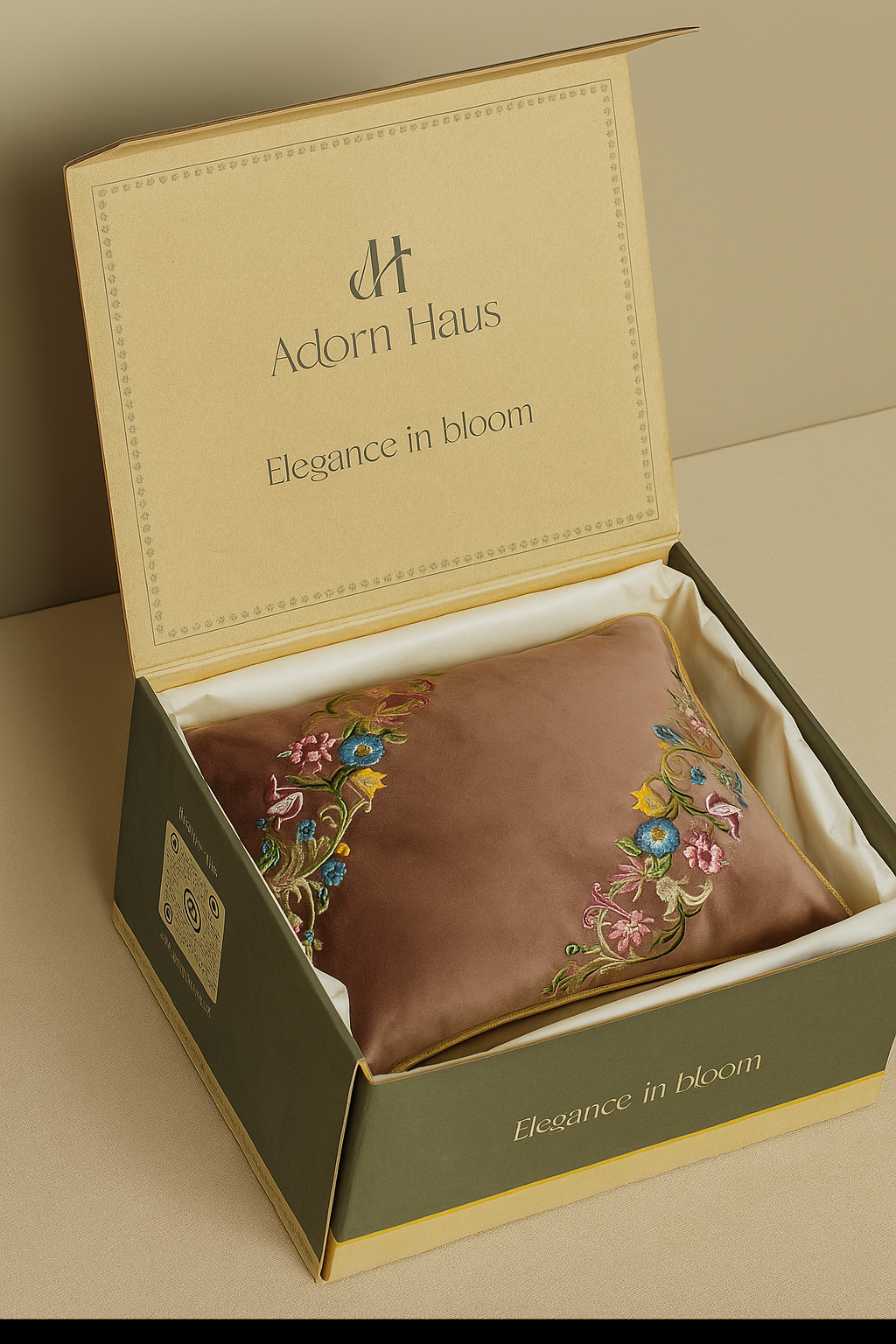 Mocha bloom Flow Cushion