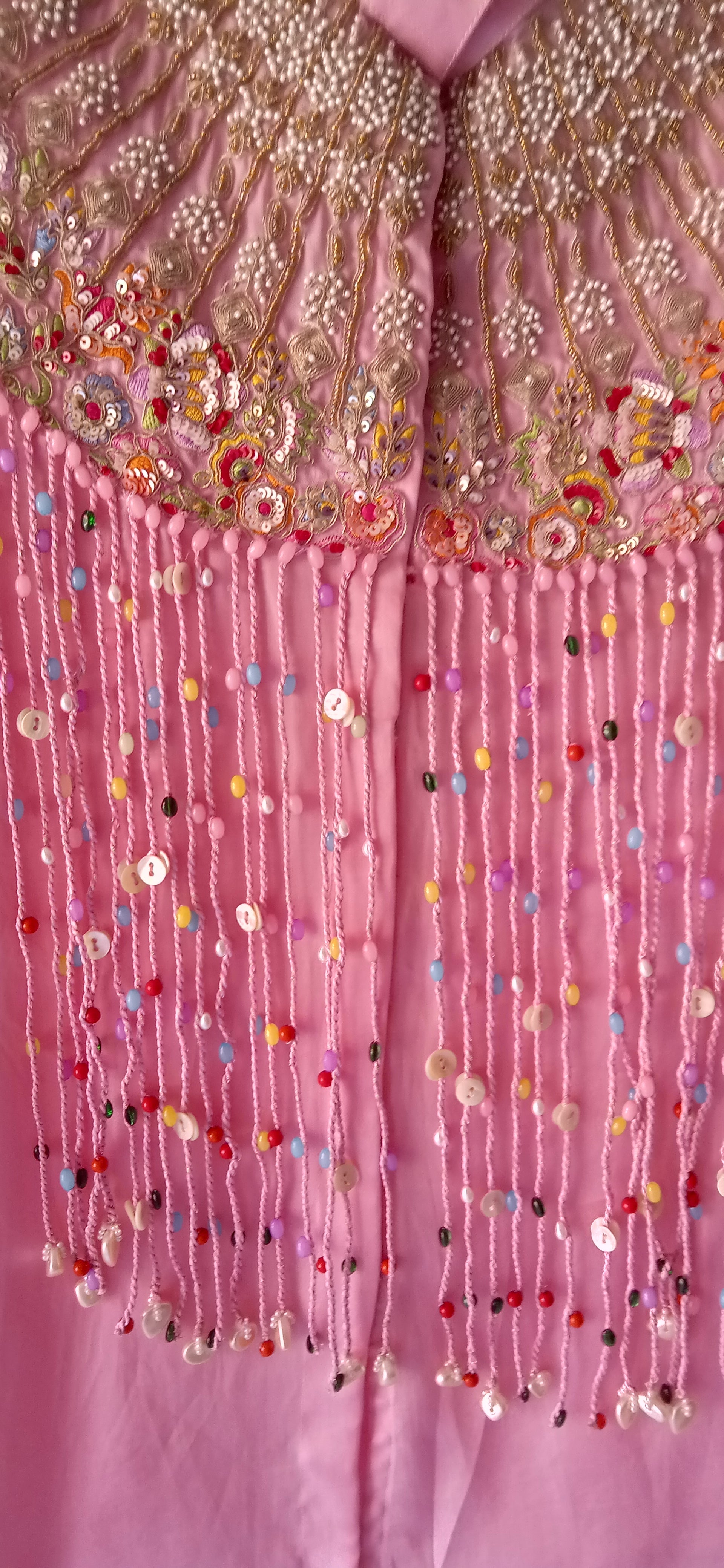 Blush Pink Indo-Western Kurta Set