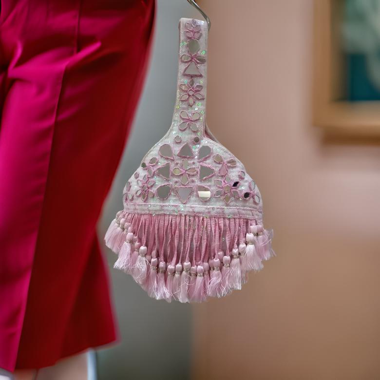 Blush Elegance Embroidered Potli