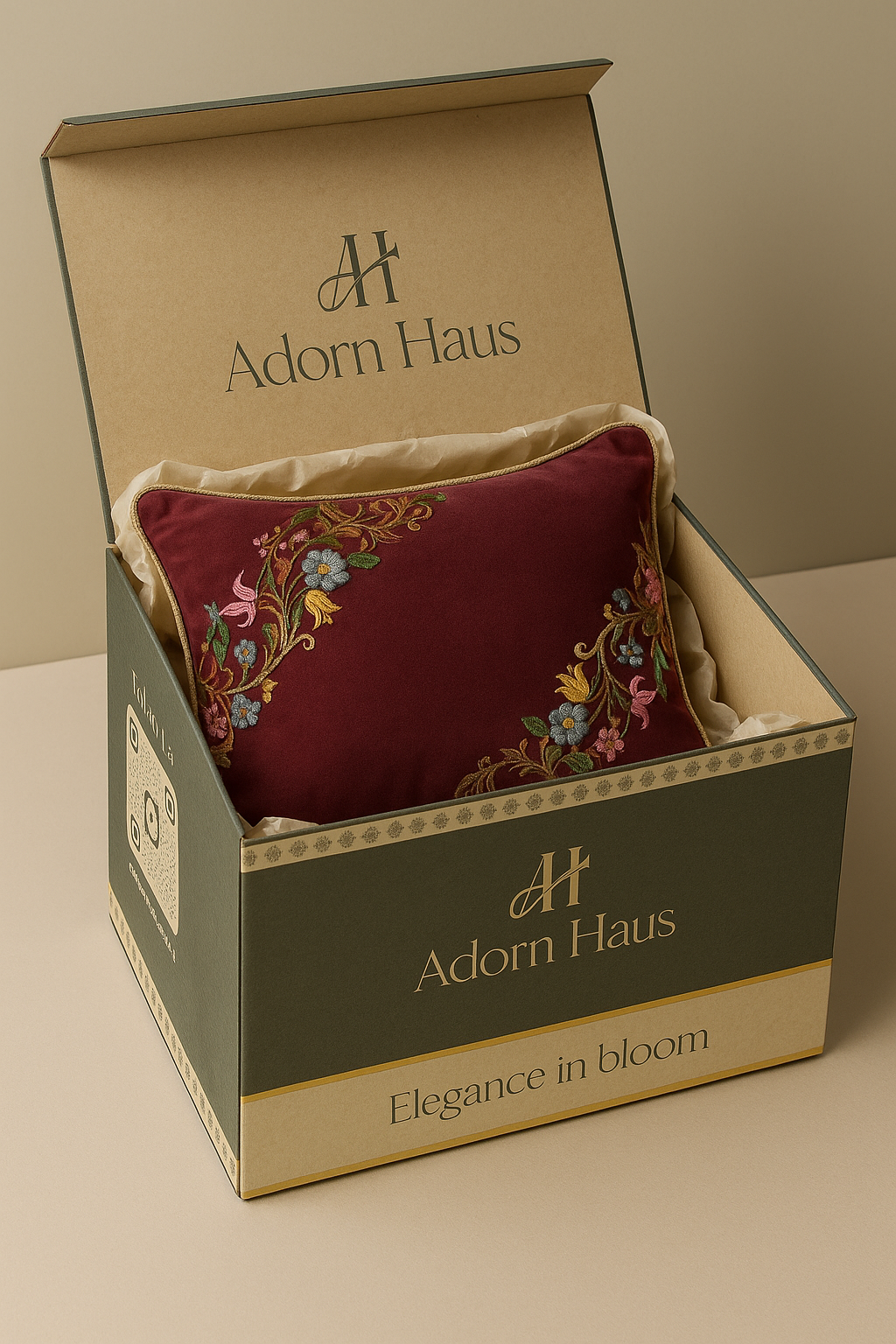 Mocha bloom Flow Cushion