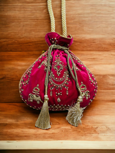 Royal Zari Potli Bag