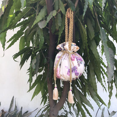 Lavender Garden Potli