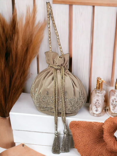Blossom Embroidered Potli Bag