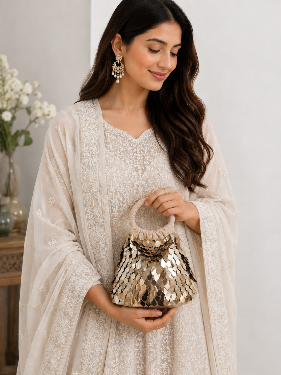 Royal Antique Sequin Potli