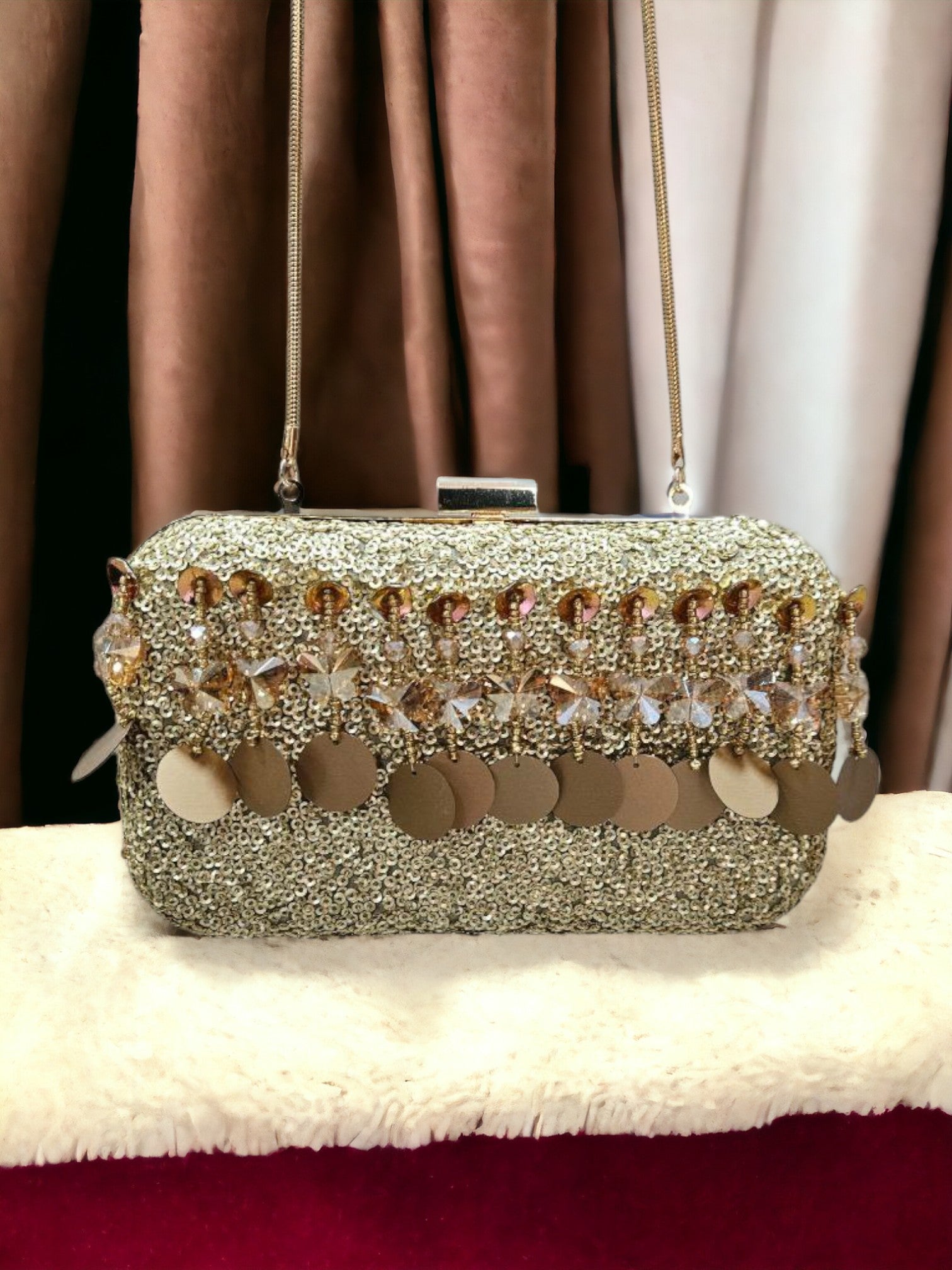 Antique Gold Glam Potli