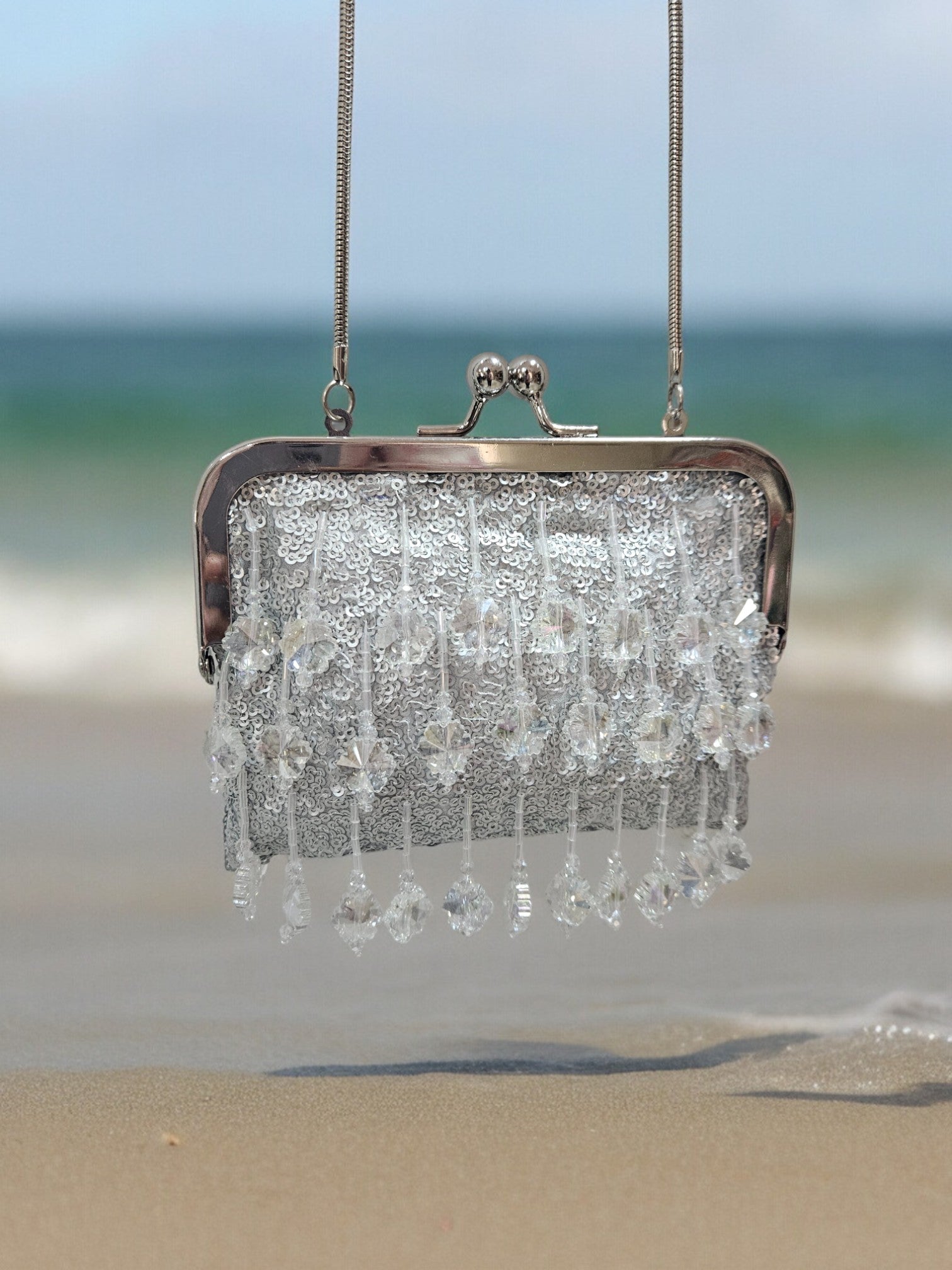 Crystal Drop Clutch