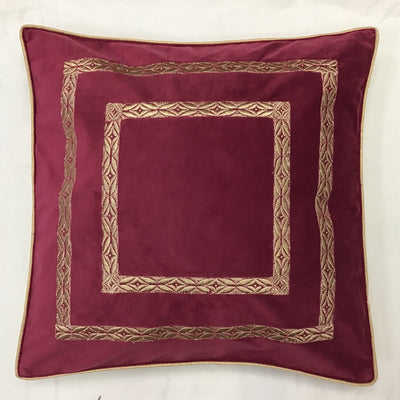 Golden Majesty Velvet Cushion