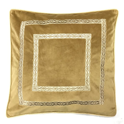 Golden Majesty Velvet Cushion
