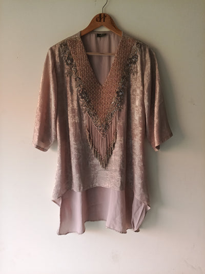 Champagne Fringe Co-ord Set