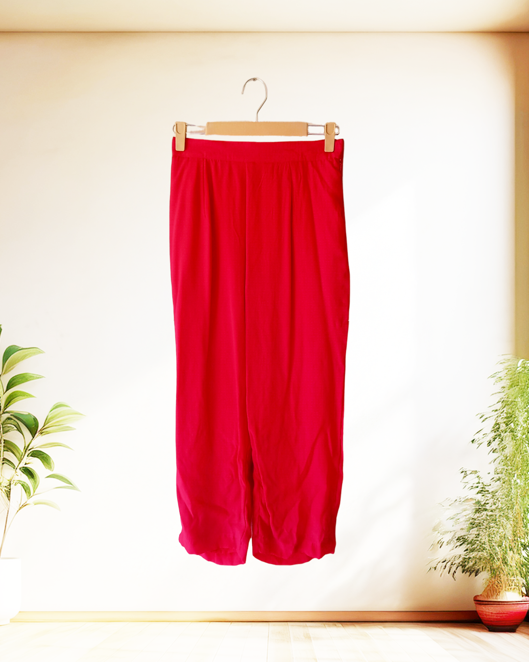 Crimson Embroidered Set