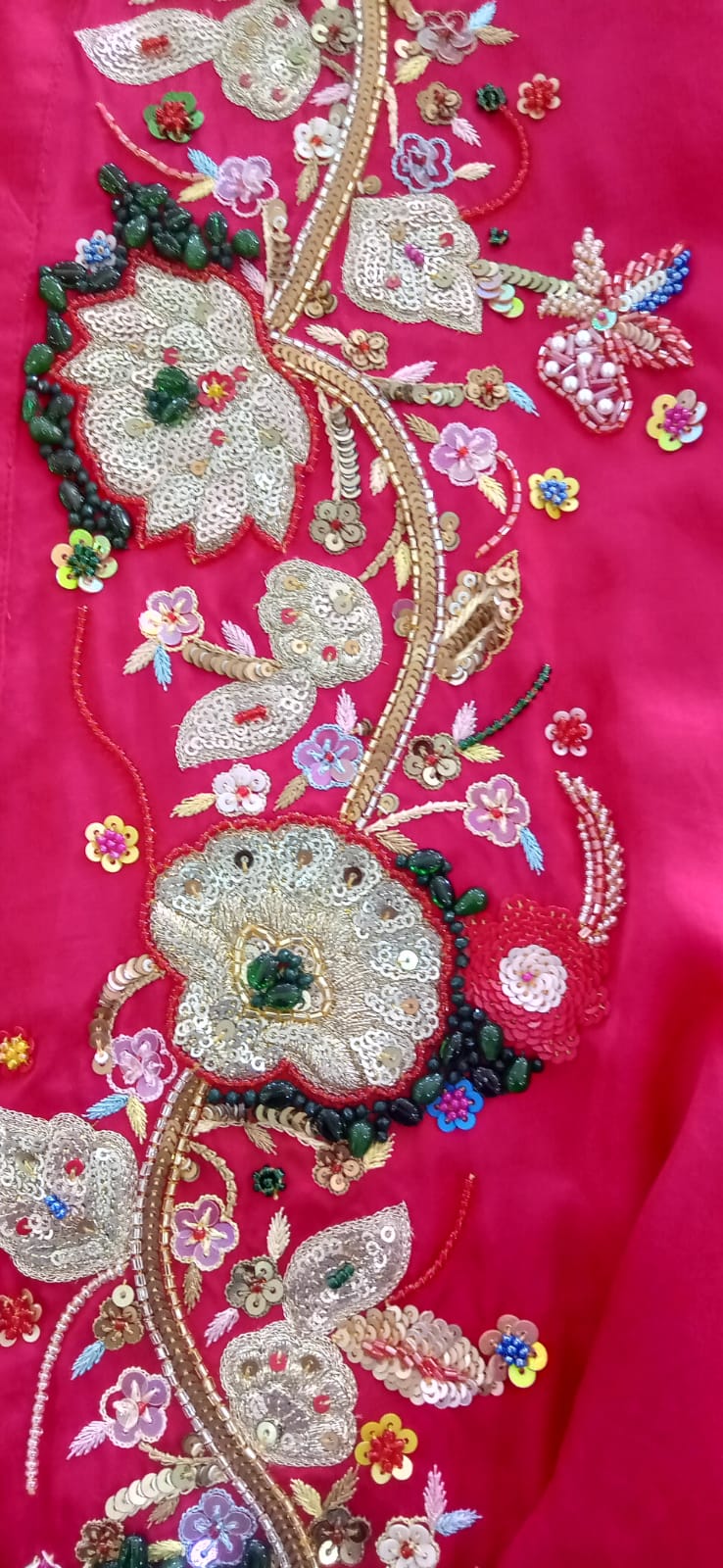 Ruby Bloom Embroidered Kimono Jacket Set