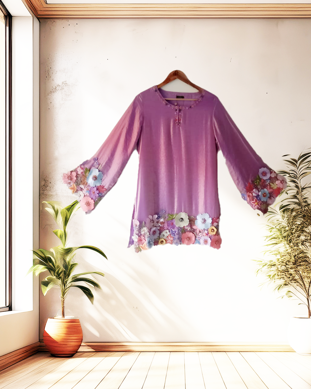 Lilac Garden Floral Co-ord Set