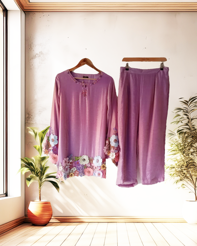 Lilac Garden Floral Co-ord Set