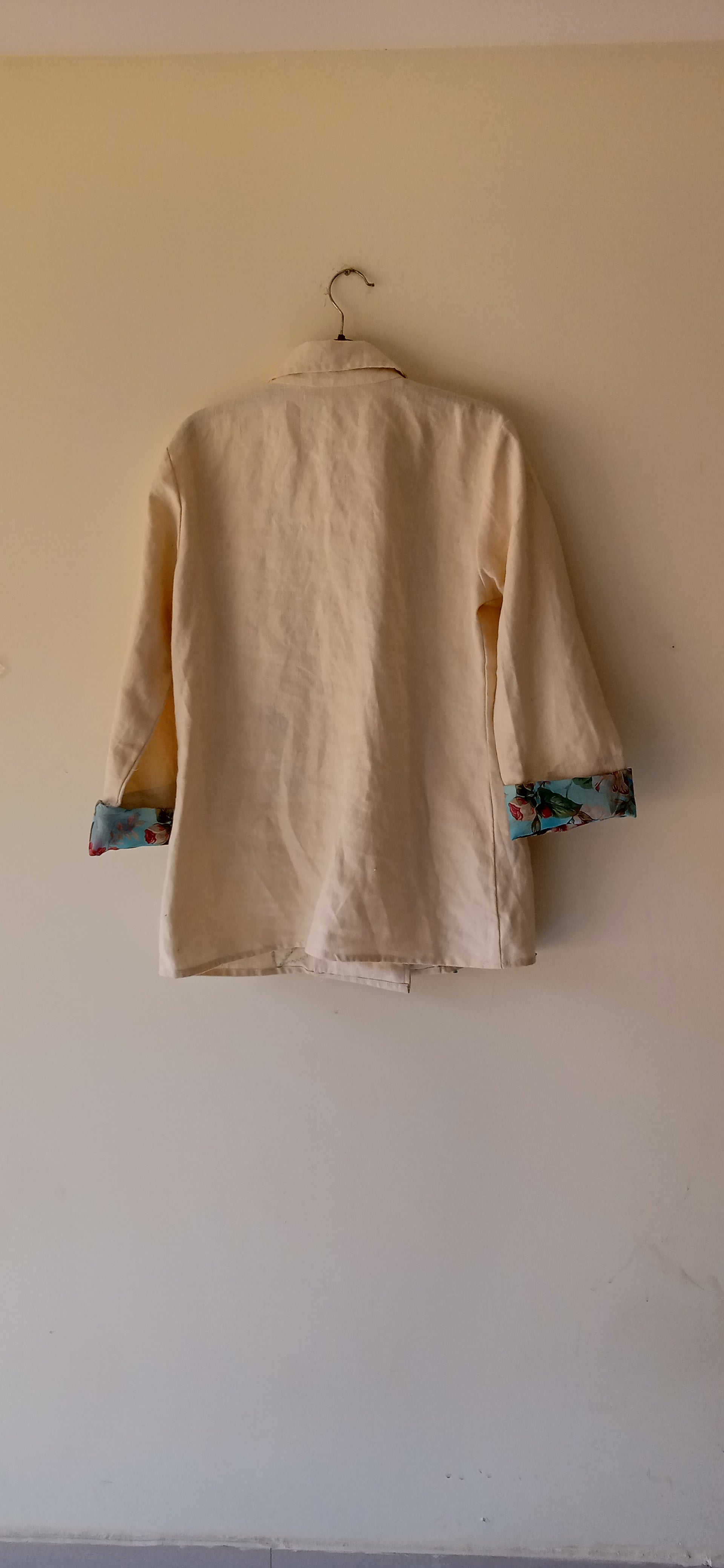 Ivory Birdsong Embroidered Linen Jacket