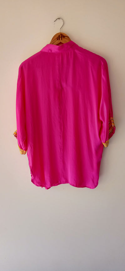 Fuchsia Hummingbird Tunic Shirt