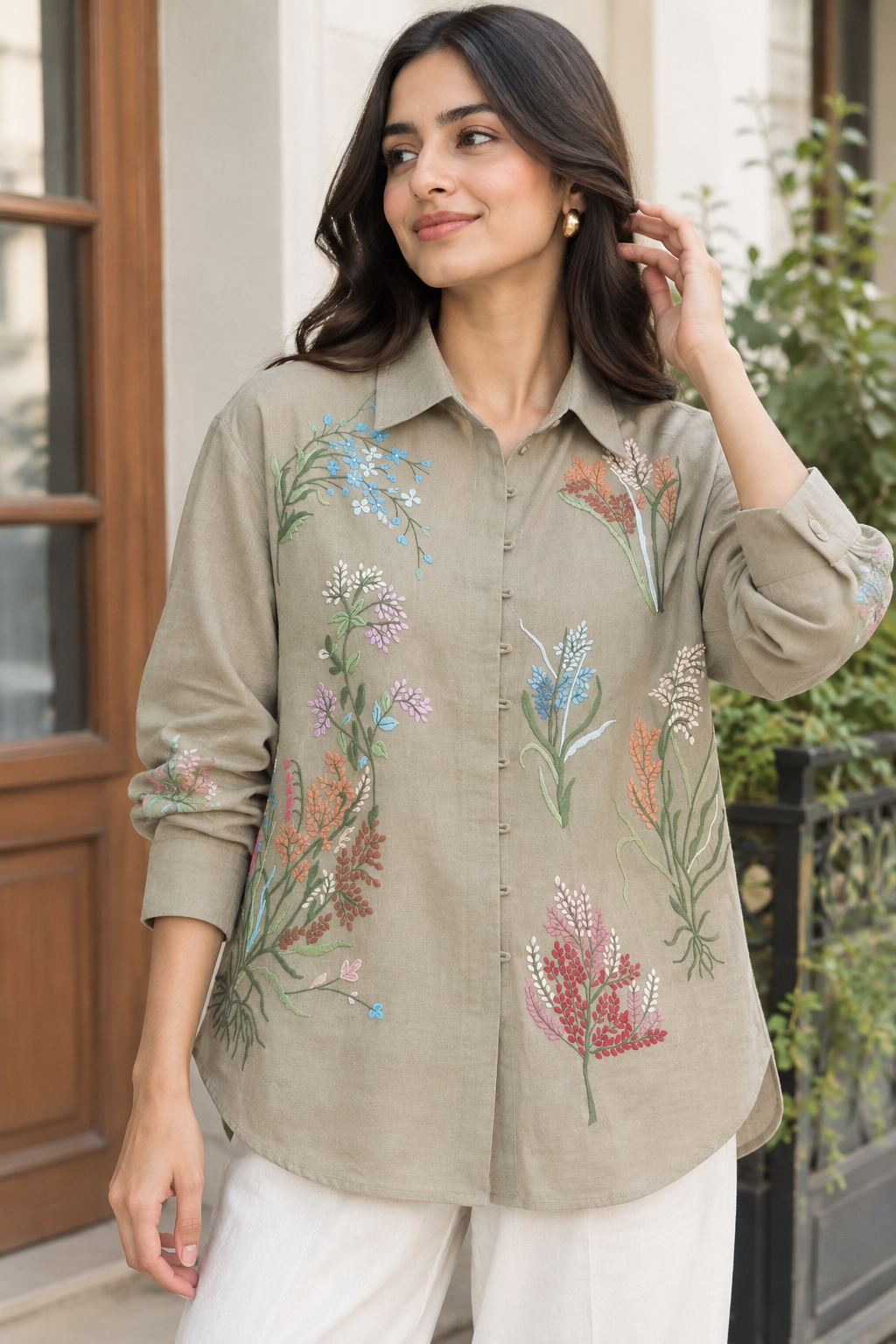 Meadow Bloom Painting Shirt