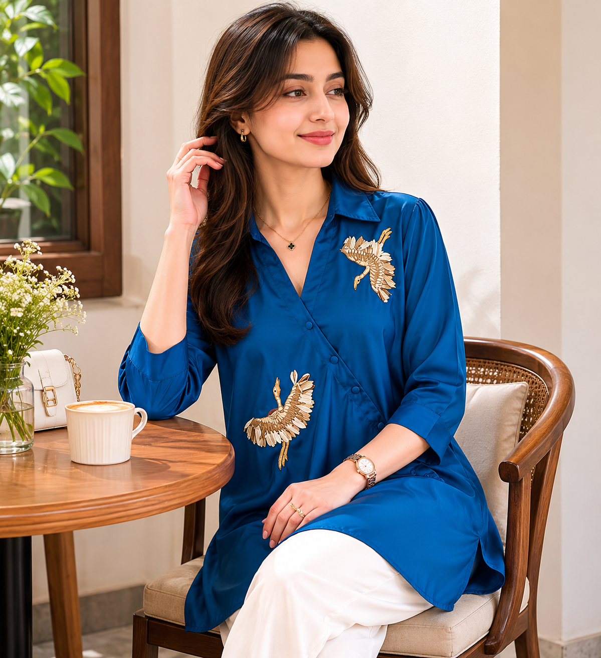 blue-crane-embroidered-wrap-shirt