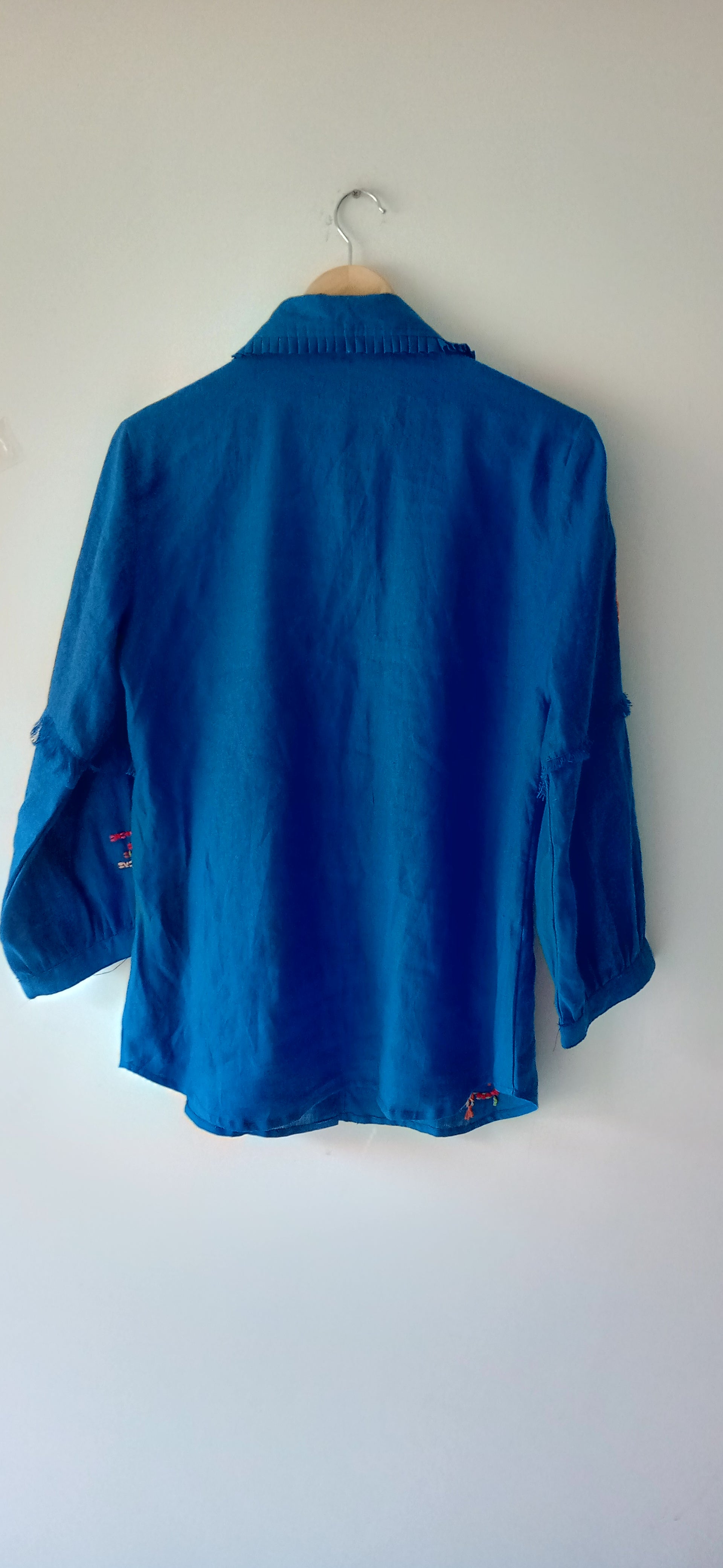 Azure Patch Handcrafted Shirt