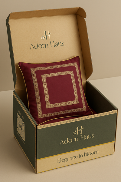 Golden Majesty Velvet Cushion