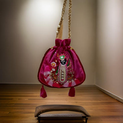 hreenathji Handcrafted Embroidered Potli
